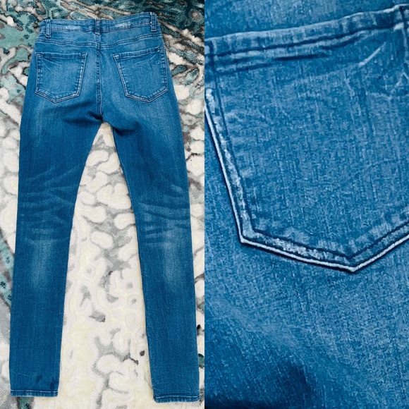 FOREVER 21 DENIM SKINNY JEANS Jeggings Size 26 - Picture 5 of 8
